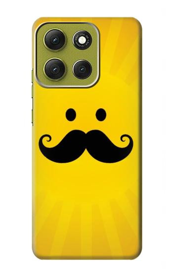 S1145 Yellow Mustache Sun Case For Motorola Moto G86