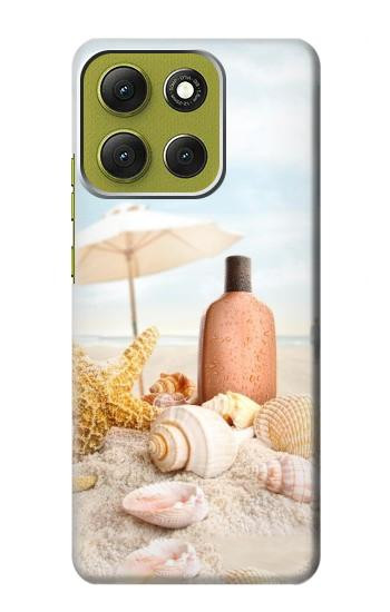 S1425 Seashells on The Beach Case For Motorola Moto G86