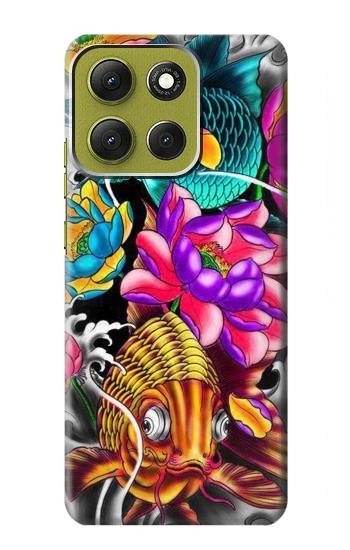 S1630 Fish Japanese Oriental Tattoo Case For Motorola Moto G86