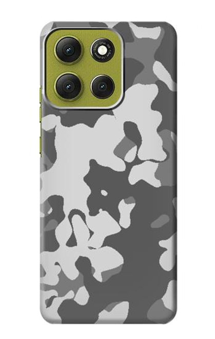 S2186 Gray Camo Camouflage Graphic Printed Case For Motorola Moto G86