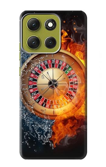 S2289 Roulette Casino Gamble Case For Motorola Moto G86
