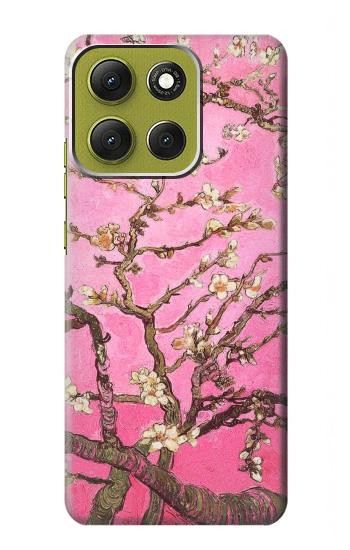 S2449 Pink Blossoming Almond Tree Van Gogh Case For Motorola Moto G86
