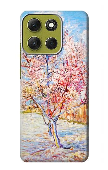 S2450 Van Gogh Peach Tree Blossom Case For Motorola Moto G86