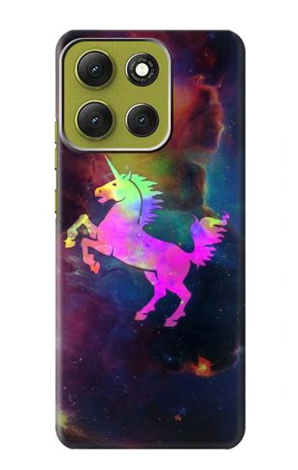S2486 Rainbow Unicorn Nebula Space Case For Motorola Moto G86