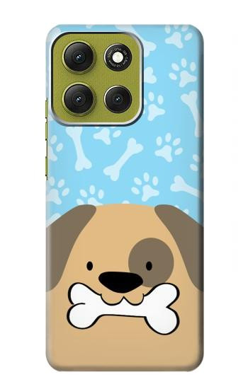 S2669 Cute Dog Paws Bones Cartoon Case For Motorola Moto G86