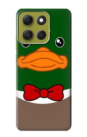 S2762 Green Head Mallard Duck Tuxedo Cartoon Case For Motorola Moto G86