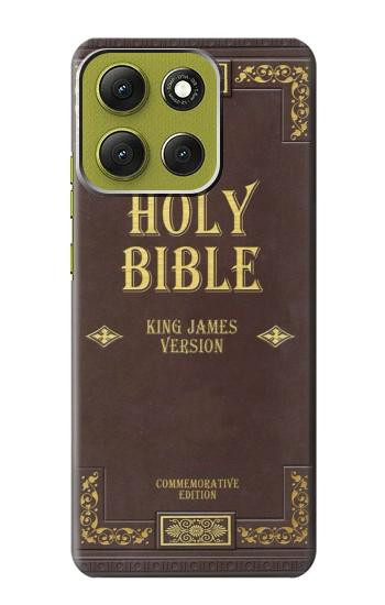 S2889 Holy Bible Cover King James Version Case For Motorola Moto G86