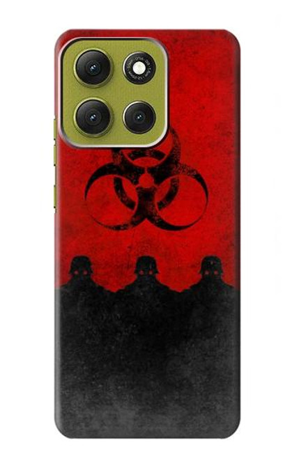 S2917 Biohazards Virus Red Alert Case For Motorola Moto G86