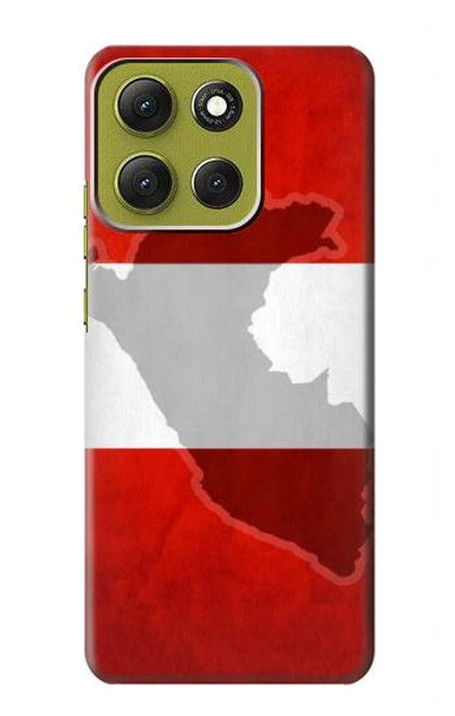 S3018 Peru Flag Case For Motorola Moto G86