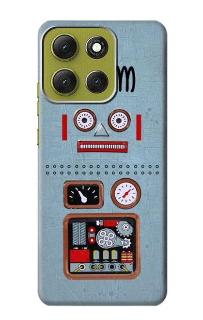S3040 Retro Robot Toy Case For Motorola Moto G86