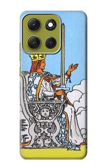S3068 Tarot Card Queen of Swords Case For Motorola Moto G86 S3068 Tarot Card Queen of Swords Case For Motorola Moto G86