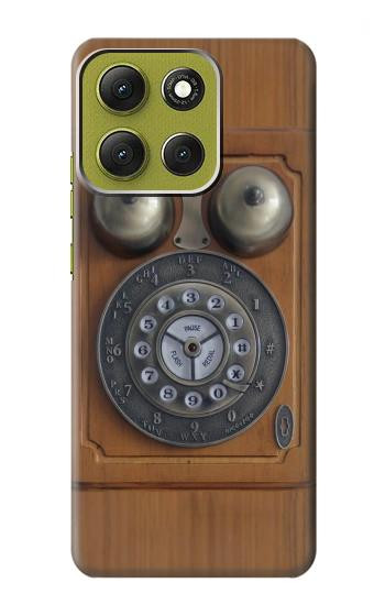 S3146 Antique Wall Retro Dial Phone Case For Motorola Moto G86
