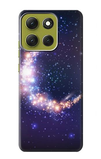 S3324 Crescent Moon Galaxy Case For Motorola Moto G86