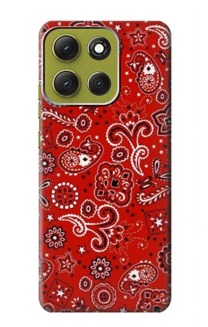 S3354 Red Classic Bandana Case For Motorola Moto G86