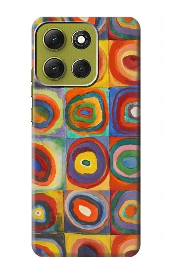 S3409 Squares Concentric Circles Case For Motorola Moto G86