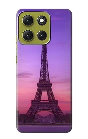 S3447 Eiffel Paris Sunset Case For Motorola Moto G86