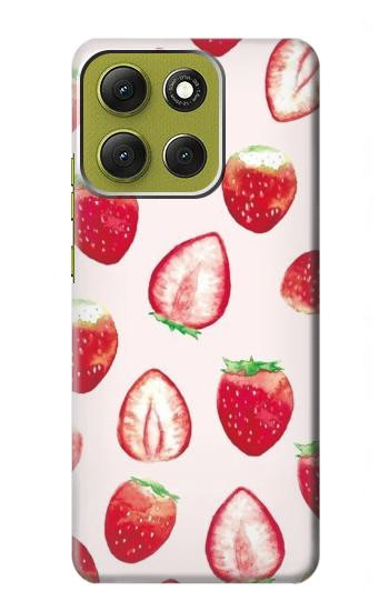 S3481 Strawberry Case For Motorola Moto G86