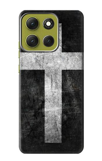 S3491 Christian Cross Case For Motorola Moto G86