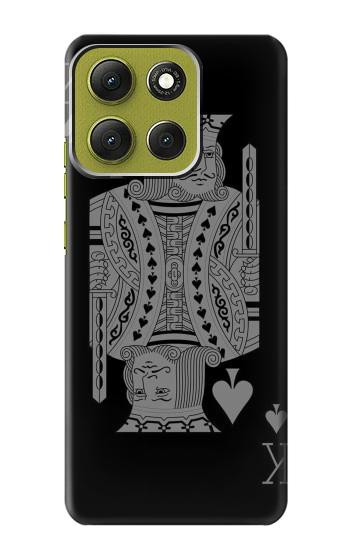 S3520 Black King Spade Case For Motorola Moto G86
