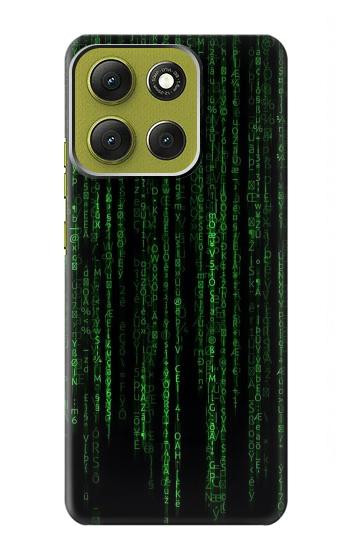 S3668 Binary Code Case For Motorola Moto G86