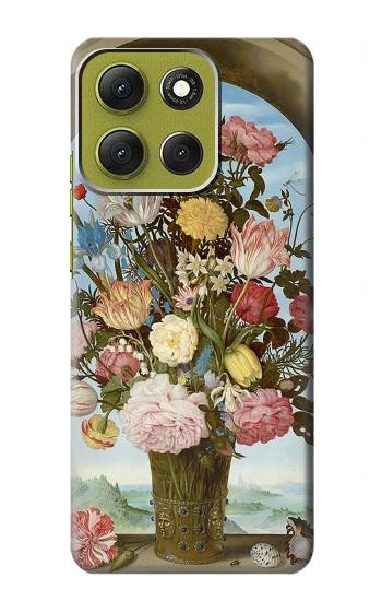 S3749 Vase of Flowers Case For Motorola Moto G86