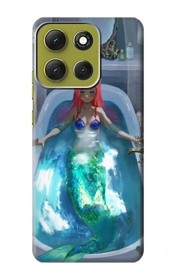 S3912 Cute Little Mermaid Aqua Spa Case For Motorola Moto G86