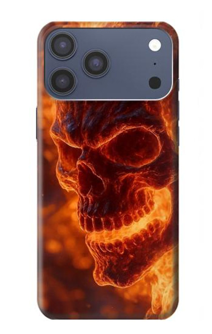 S4062 Fire Skull Case For iPhone 17 Pro Max