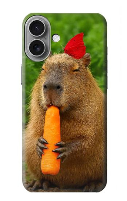 S4068 Capybara Butterfly Case For iPhone 16 plus