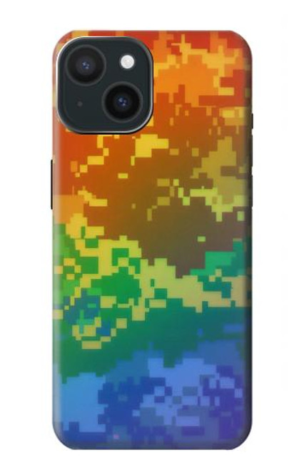 S4047 LGBTQ Camouflage Case For iPhone 15