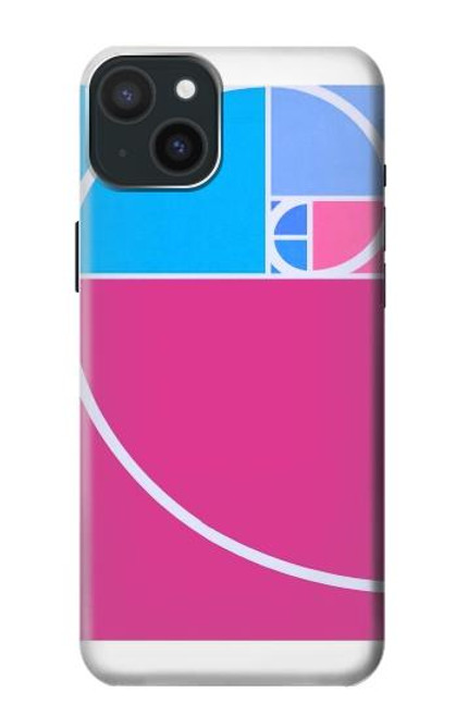 S4076 Golden Ratio Fibonacci Spiral Case For iPhone 15 Plus