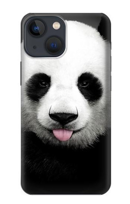 S4049 Cute Panda Stick Out Tongue Case For iPhone 13 mini