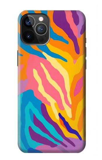 S4037 Colorful Zebra Pattern Case For iPhone 12, iPhone 12 Pro