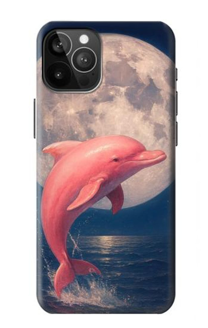 S4045 Dolphin Moon Night Case For iPhone 12 Pro Max