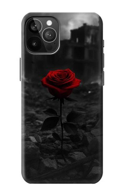 S4048 Red Rose Ruins Case For iPhone 12 Pro Max