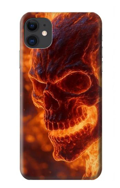 S4062 Fire Skull Case For iPhone 11