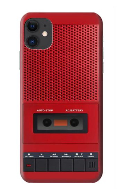 S4073 Vintage Red Cassette Player Graphic Case For iPhone 11