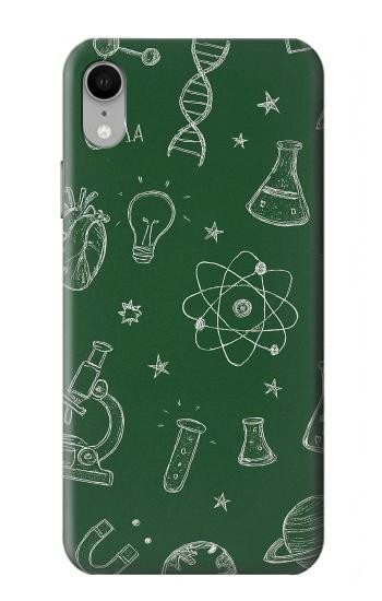 S4059 Science Chalkboard Graphic Case For iPhone XR