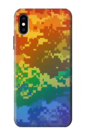 S4047 LGBTQ Camouflage Case For iPhone X, iPhone XS
