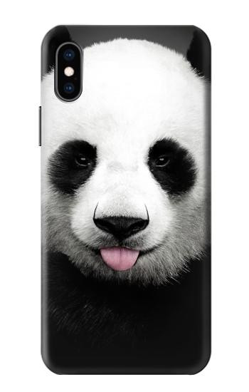S4049 Cute Panda Stick Out Tongue Case For iPhone X, iPhone XS