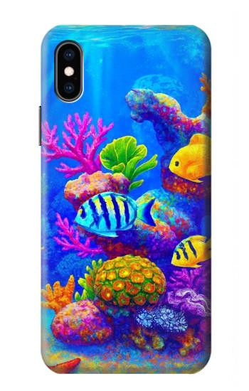S4058 Colorful Aquarium Case For iPhone X, iPhone XS
