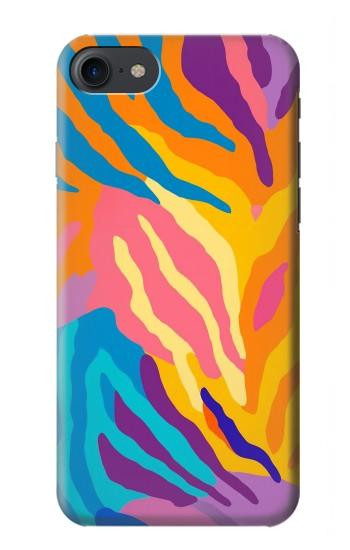 S4037 Colorful Zebra Pattern Case For iPhone 7, iPhone 8, iPhone SE (2020) (2022)
