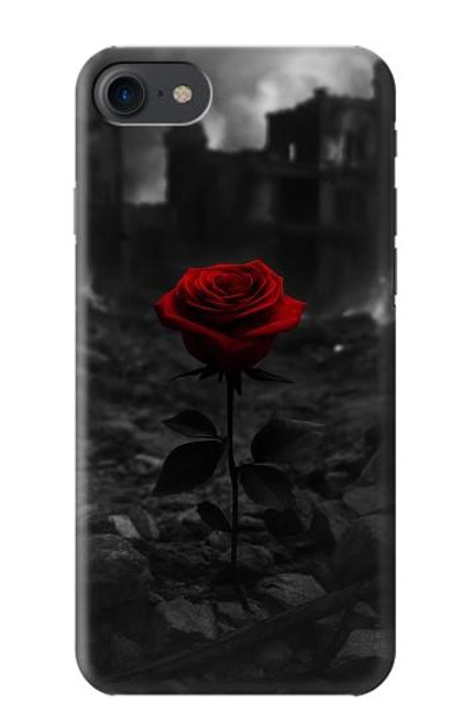 S4048 Red Rose Ruins Case For iPhone 7, iPhone 8, iPhone SE (2020) (2022)