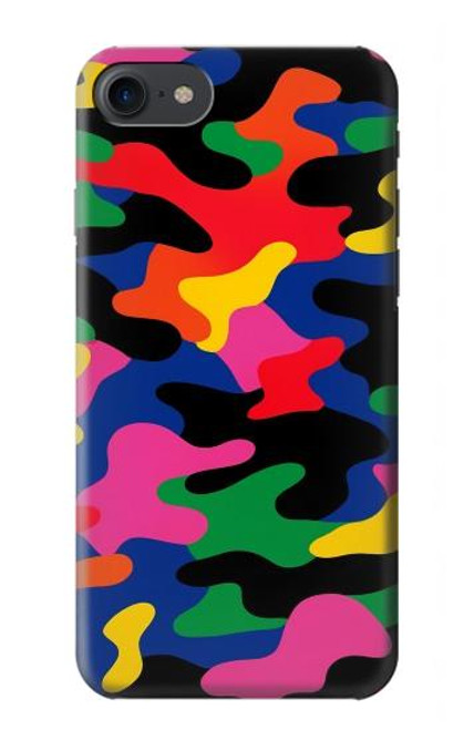 S4072 Colorful Camouflage Case For iPhone 7, iPhone 8, iPhone SE (2020) (2022)