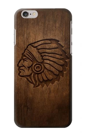 S4035 Native American Wood Carving Case For iPhone 6 6S