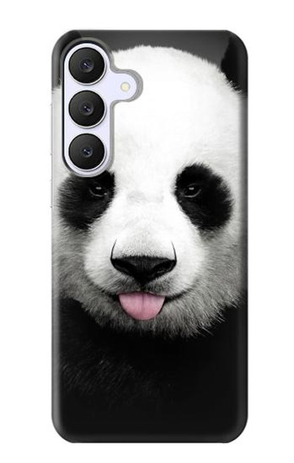 S4049 Cute Panda Stick Out Tongue Case For Samsung Galaxy S25 FE