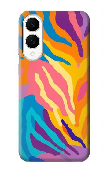 S4037 Colorful Zebra Pattern Case For Samsung Galaxy S25 Edge