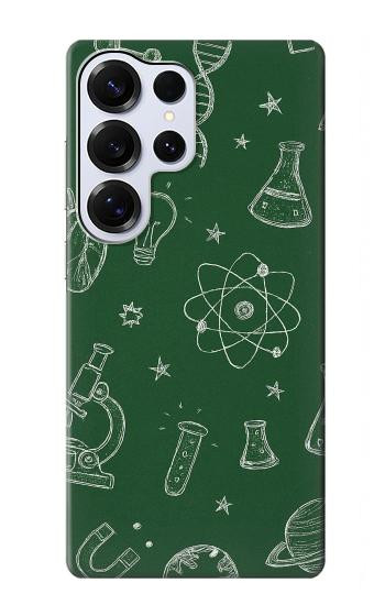 S4059 Science Chalkboard Graphic Case For Samsung Galaxy S25 Ultra