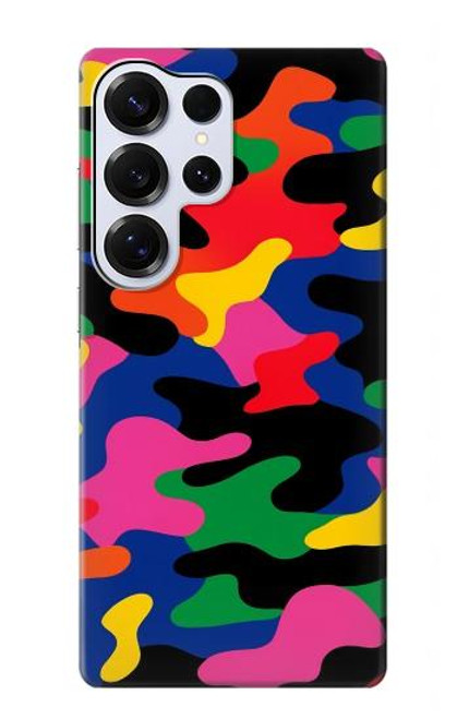 S4072 Colorful Camouflage Case For Samsung Galaxy S25 Ultra
