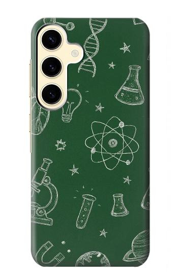 S4059 Science Chalkboard Graphic Case For Samsung Galaxy S24