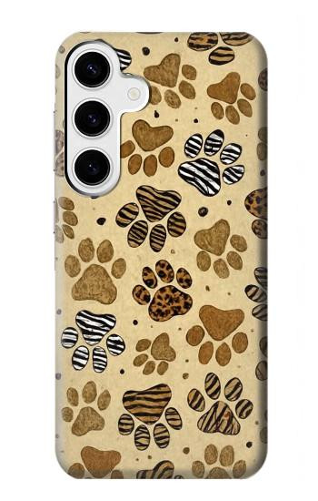 S4032 Wild Animal Paw Foot Print Case For Samsung Galaxy S24 Plus